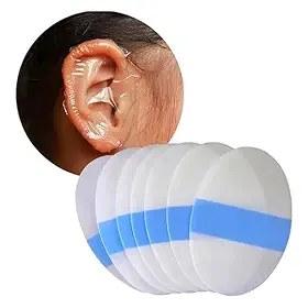 Protetor De Orelha Ouvido KIT 40 Unidades Para Bebês, Crianças E Adultos Impermeável Par De Protetor Auricular Tampão Banho Natação Piscina Praia Adesivo Transparente