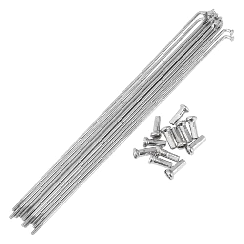 HEROFFIX Rayons De Vélo Argenté 12pcs en Acier Inoxydable 304 183mm