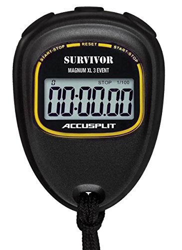 Accusplit Survivor - S3E Event Stopwatch With Magnum Display,Black #TOP9