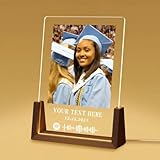 VOUS REND PLUS LUMINEUX - les bases de cadres en acrylique personnalisées sont disponibles en trois couleurs différentes. Selon différentes occasions, l'atmosphère peut être ajustée pour créer la décoration d'intérieur la plus chaleureuse. Capturez de beaux moments, embellissez votre espace et créez une expérience unique avec ce cadre en verre acrylique personnalisé.