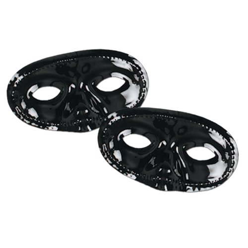Black Half Mask Costume Add Ons by Beistle - Used condition - US$14.25