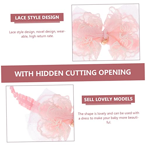 Totority 2 Pçs Tiaras De Renda Tiaras Acessórios De Cabelo De Menina Criança Laços De Cabelo De Bebê