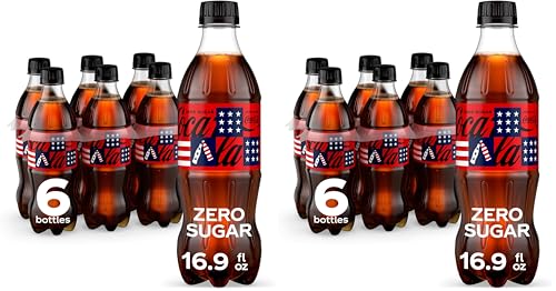 Image of Coke Zero Sugar Diet Soda Soft Drink, 16.9 fl oz, 12 Pack