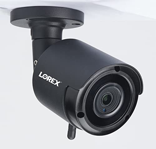 Lorex Indoor/Outdoor Wireless Analog Security Camera System, 2Tb 8 Channel 4K Capable Dvr With 4 X 1080P Wireless Black Cameras #TOP4