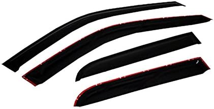 Mifeier Sun/Rain Guard Window Visors Wind Deflector Compatible with 09-14 Ford F150 Super Crew Cab(4 Full Size Doors) 4pc 94155