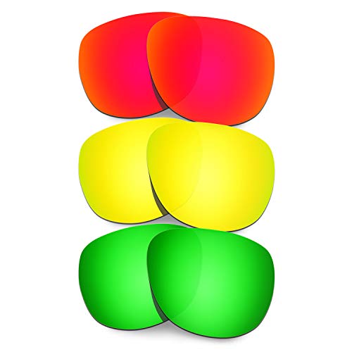 Lentille pour Oakley Crossrange R rechange rouge or vert verres lunettes de soleil
