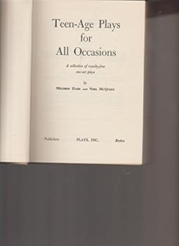 Hardcover Teen-age Plays for All Occasions Book