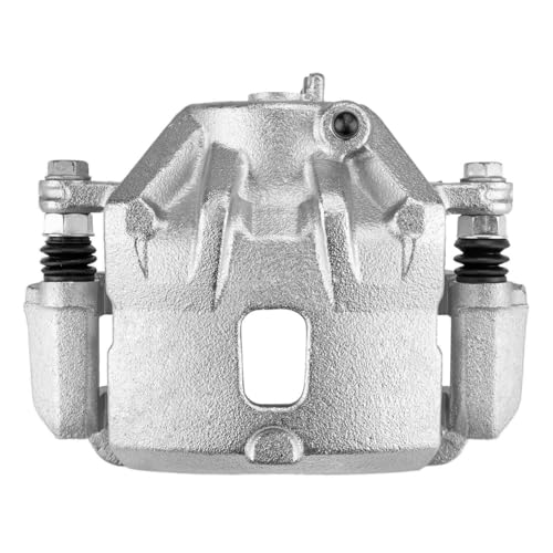 Image of Detroit Axle - Front Left Brake Caliper for 2005-2009 Hyundai Tucson 2005-2010 Kia Sportage Disc Brake Caliper w /Bracket 2006 2007 2008 2009 2010 Replacement Driver Side Assembly