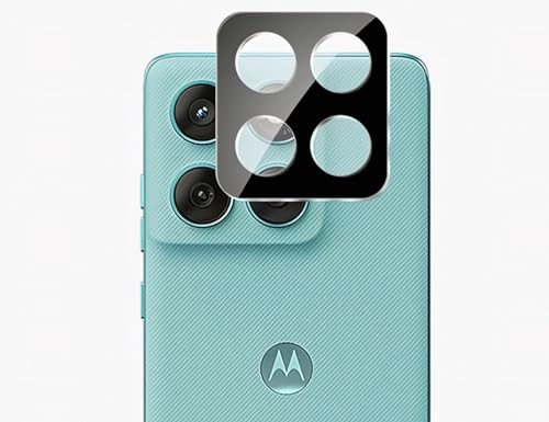 Image of Hptech Camera Lens Protector Compatible with Motorola Moto Edge 60 Fusion | 9H Hardness Tempered Glass Camera Guard | 3D Curved Fit | Ultra HD Clarity | Heavy Thickness Scratch-Resistant Lens Cover (Pack of 1)
