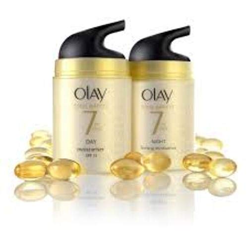 Image of Olay Total Effects 7 In One Anti Ageing Cream Day Spf 15 50G + Total Effects 7 In One Anti Ageing Night Firming Cream 20G