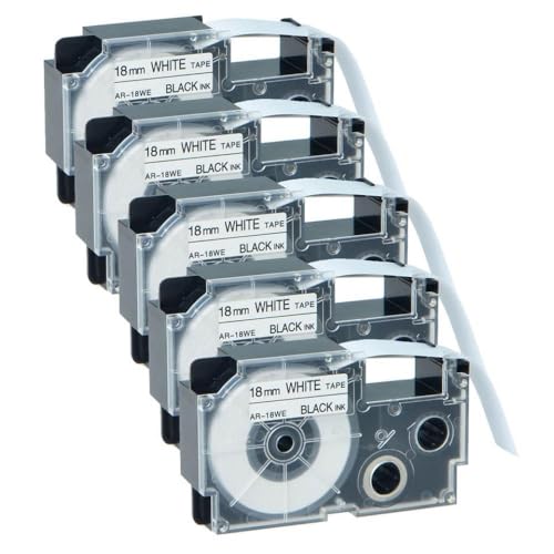 5pk�W�����x��18mm x 8m�݊����̂���AR-18we���ɔ�������kl-c500 kl-100 kl-120 kl-750 kl-7000���x���v�����^�[