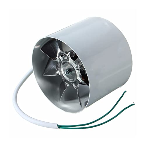 Ventilador de ventilación 1 PCS/2 PCS Tipada de acero inoxidable de 4 pulgadas Ventilador de escape en línea Blower Cocina de pared colgante Ventilador de aire ventilador de aire ventilador Ventilador
