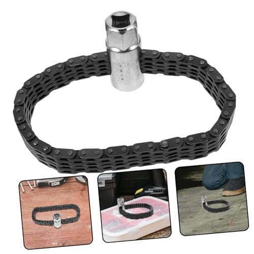 Clé à chaîne robuste 44 sections UKCOCO pour filtre et plomberie