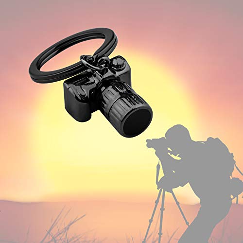 Fustmw Photographer Gift Camera Keychain Photography Gift Black Camera Charm Jewelry Gifts For Photographer Lovers (Black) #TOP5