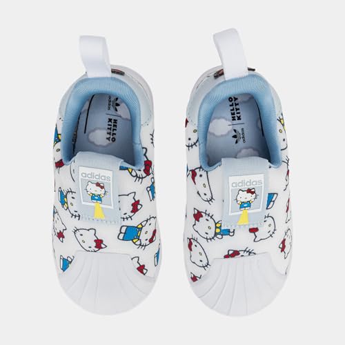 adidas Hello Kitty x Superstar 360 Infant Toddler Lifestyle Shoes (White/Blue)2
