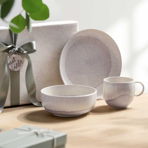 like. by Villeroy & Boch Perlemor Sand Bread/Breakfast Plate, Premium Porcelain, Made in Germany, Perfect for Bread, Snacks or Dessert, Dishwasher and Microwave Safe, 8 x 8 x 1 in, Beige by like. by Villeroy & Boch - Image 4