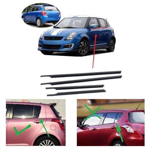 Joint d'étanchéité extérieur pour vitres de Suzuki Swift 2006-2009 caoutchoucs 83811-77J00