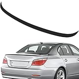 ZSPART Rear Trunk Lip Spoiler ABS Fits for 2004-2010 for BMW 5-Series E60 Sedan Rear Tail Lip Deck Boot Wing Matte Black Spoiler