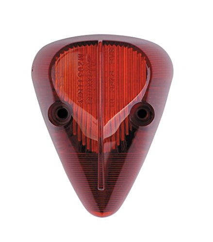 Maxxima M20311R Red LED Triangle Combination Marker Light for Bus/Cab