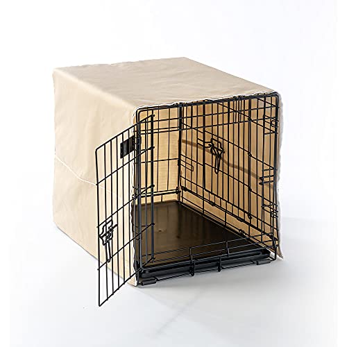 Pet Dreams Breathable Crate Cover - Dog Crate Cover for Single Door Wire Dog Crate, Eco Friendly Dog Kennel Cover, Non…