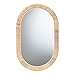 Baxton Studio Bella Mirror, One Size, Natural Brown