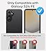 SSLOTSCASE for Samsung Galaxy S24 FE Slim Case [Support Wireless Charging] Ultra-Slim Rugged Dual Layer Design Full Body Shockproof Case Cover for Galaxy S24 FE 5G 2024, Black