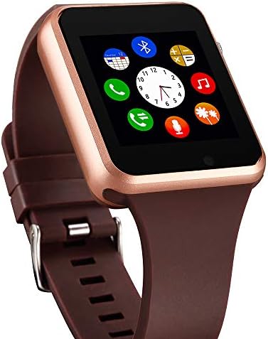 Smart Watch for Android Phones,Touch Screen Bluetooth Smart Watch with Phone Call Text,Compatible Android iPhone Samsung LG,Camera Music with TF/SIM Card Slot Step Tracker Watch for Men Women Teens…