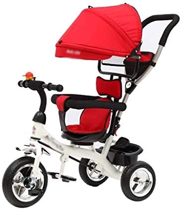 WDBBY Children's Tricycle Trolley Children's Toy Car Children's Bicycle Boy Girl Trolley Light Foldable Bicycle Children's Gift