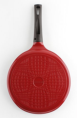 Crepe Pan - 10 inch Ceramic Nonstick in Chili Pepper Red