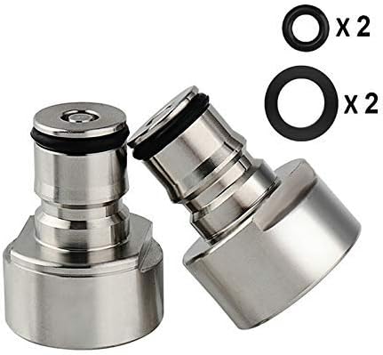 Miniatura 2 de Acoplador de barril de acero inoxidable, adaptador de postes de bloqueo de bola, barril Sankey a poste de desconexión rápida de bloqueo de bola, se