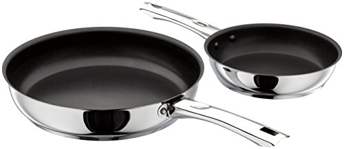 Kaufmann Sienna, Set di padelle in Acciaio Inox, 2 Pezzi