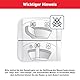 Tefal Ultragliss Anti-Kalk Plus Dampfbügeleisen, 2800 Watt, Dampfstoß: 250 g/Min., 50 g/Min. Dampfabgabe, abnehmbarer Kalk-Kollektor, kratzfeste Bügelsohle, Eco Mode, blau/weiß, FV6830