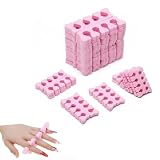 CHXTguyue Separatori per dita dei piedi, 20 pezzi in spugna morbida in schiuma, separatori per dita per unghie dei piedi, spalmatori in spugna per pedicure, strumenti per pedicure per unghie
