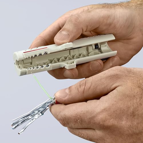 Outil à main 5 KNIPEX Tools 1665125SB pour dénuder sans couper les fils - 8