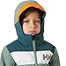 Helly-Hansen Kids Vertical Insulated Jacket - Kids Unisex Winter Coat, Waterproof, Windproof, Breathable, Warm Outerwear, 489 Cactus - 1