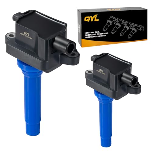 QYL 2Pcs Ignition Coil Pack Compatible with Kia Spectra Sephia L4 1.8L Replacement for C1181 UF253