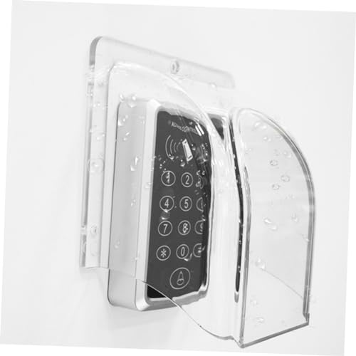 Protector de lluvia para timbre exterior Uonlytech: carcasa impermeable de 2 piezas 7