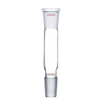 24/40,Straight Connecting Adapter,Distilling Tube,Socket & Cone Ground Joint