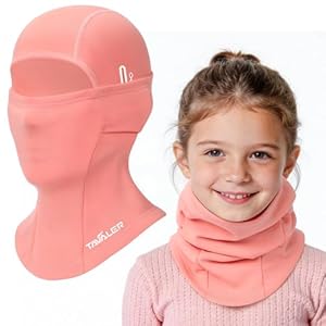 Tavaler Sturmhaube Kinder Winter Fahrrad Balaclava Sturmmaske Winddicht Warm Skimaske für Outdoorsports Radfahren, Snowboarden, Skifahren, Skihelm Kinder