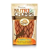NutriChomps Dog Chews, 6-inch Braids, Easy to Digest, Rawhide-Free Dog Treats, Healthy, 4 Count,...