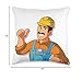 Bob's Builder Throw Pillow