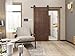 Amazon Basics 6.6 ft Heavy Duty Sturdy Sliding Barn Door Hardware Kit, fit for Fit 36