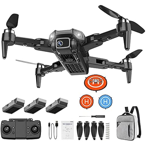 Drone with Landing Pad,L900 Pro Gps 4K Professional 5G Wifi Fpv Drone Brushless Motor Quadcopter High Definition Dual Camera 1.2Km Long Distance,Mini Drone,Kids Drone,Gps Drones With 4K Camera Cover