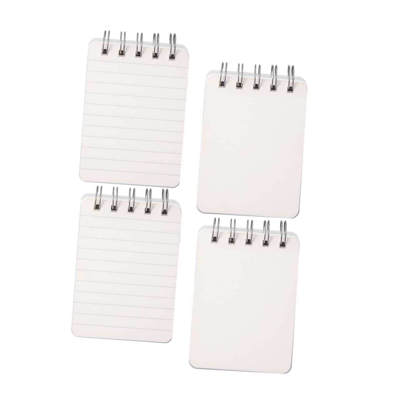jojofuny 4 Ensembles Mini Ordinateur Portable Portable Petits Cahiers En Vrac Mini Cahiers Joli Cahier Pavé De Note Petits Cahiers À Spirale Papier Blanche 4 Pièces * 4