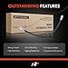 A-Premium Front Brake Hydraulic Hose Compatible with Dodge, Chrysler, Ram and Volkswagen Models - Grand Caravan 2008-2012 2018-2020, Town & Country 2008-2012, C/V 2012 2015, Routan 2009-2014, 2-PCs