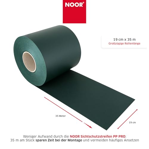 Tiras de privacidad para valla de doble varilla NOOR verde impermeable de 35m 8