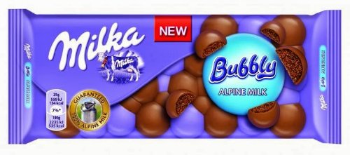 Milka Bubbly Alpine Milk 100G (10-Pack) #TOP19