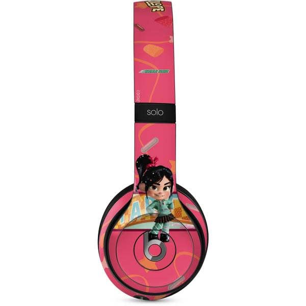 Skinit Decal Audio Skin Compatible with Beats Solo 2 Wired - Officially Licensed Disney Wreck-it Ralph Vanellope Sugar Rush Design