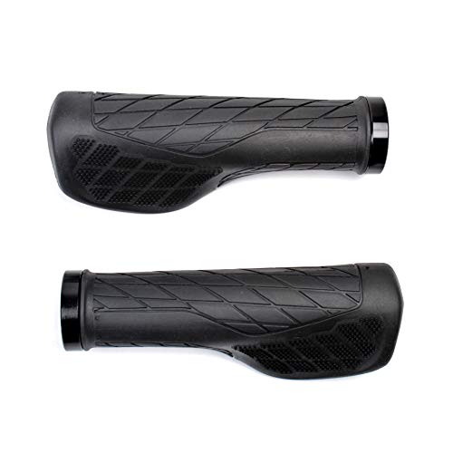 Mbp Ergonomic Style Locking Bicycle Grip Soft Comfortable Mtb Flat Bar Urban Trail Grips Black #TOP6