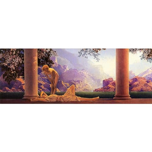 Taza de Cerámica 11 oz Maxfield Parrish Daybreak miniatura 3